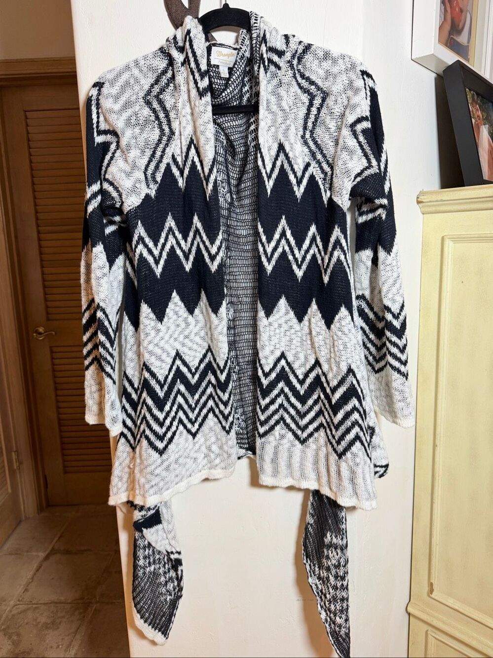 Wrangler open front loose knit cardigan